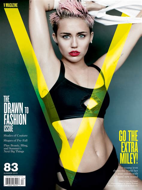Miley Cyrus For V Magazine Ftape Fashion Tape
