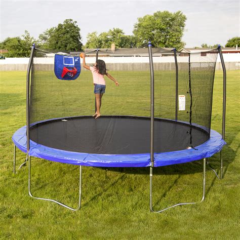 skywalker trampolines  foot jump  dunk trampoline  enclosure