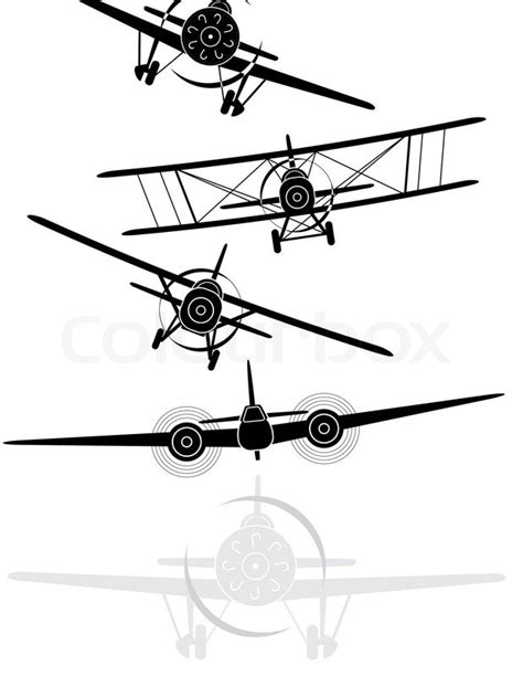 air combat of military aircraft of stock vector colourbox
