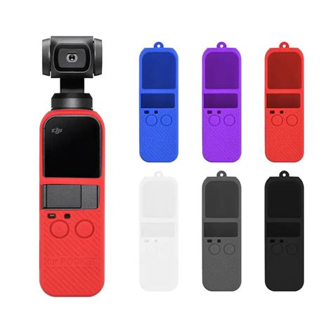 colorful osmo pocket soft silicone cover case protective  dji osmo pocket handheld gimbal