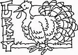 Listopad Dzieci Kolorowanki Coloring4free Turkeys Gobble sketch template