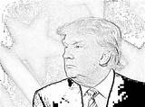 Trump President Coloring Pages Filminspector Donald His Detractors Supporters Connection Direct Both People sketch template