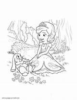 Sofia First Pages Coloring Print Printable Disney Look Other sketch template