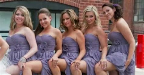 these might be the most awkward bridesmaids photos ever taken