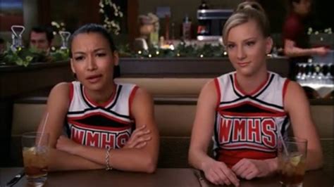 Glee Santana And Brittany Go On A Date With Finn 1x14