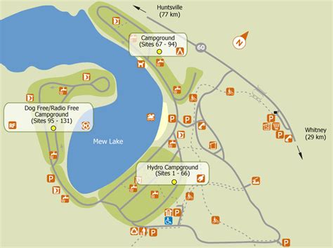 mew lake campground maps