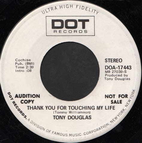 tony douglas    touching  life  vinyl discogs
