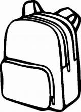 Backpack Coloring Clipart Drawing Pages Simple Bag Easy School Rucksack Printable Color Drawings Line Clipartmag Transparent Paintingvalley Results Paper Kolorowanki sketch template