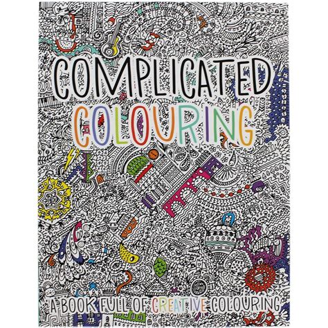 complicated colouring adult coloring books coloring pages book adult