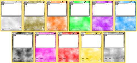 pokemon blank card templates stage   levelinfinitum  deviantart