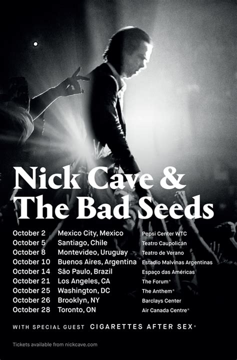 Nick Cave And The Bad Seeds Plot Fall Tour Nuevo Culture