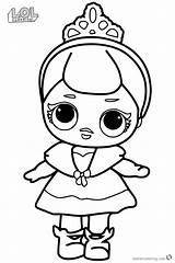 Lol Coloring Pages Surprise Doll Cute Printable Dolls Series Via Bettercoloring sketch template