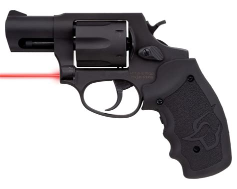 red grip laser  taurus  revolver black small frame revolvers