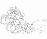 Ookami Koushinryou Spice Coloring Pages Style Sad Another sketch template