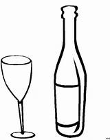 Flasche Glas Wein Nahrung Ausmalbild Malvorlage Titel sketch template
