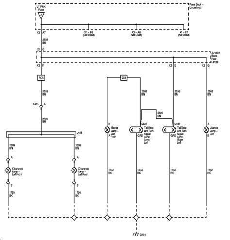 silverado tail light wiring diagram craftic