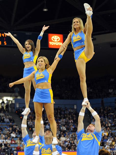 ucla cheerleaders are flexible cheerleader heaven