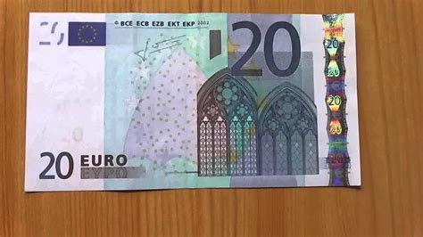 euro banknote  hd youtube