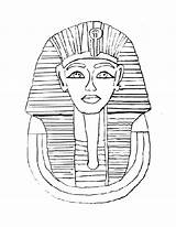 Mummy Coloring Tut King Egyptian Drawing Pages Tutankhamun Printable Mask Tomb Book Kids Bear Color Template Getdrawings Getcolorings sketch template