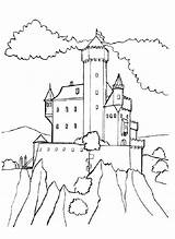 Castelo Montanha Tudodesenhos sketch template