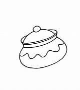 Kitchenware sketch template