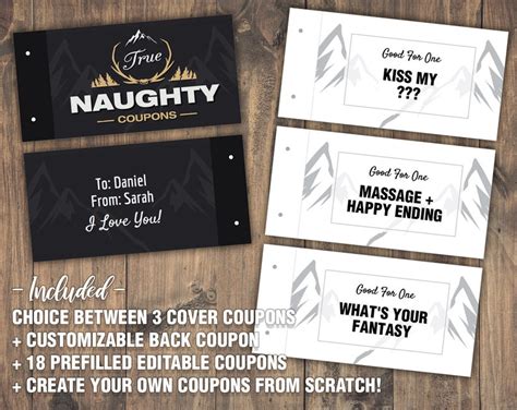 sex coupons editable naughty coupons love coupons for him etsy