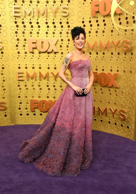 Halsey At The Emmys 2019 Pictures Popsugar Celebrity