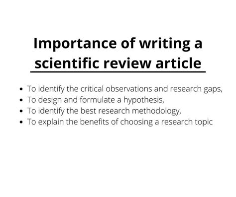 write  scientific review paper phdtalks