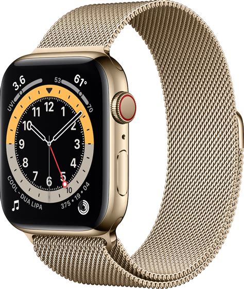 Apple Watch Series 6 Steel Cellular 44mm (Milanese Gold