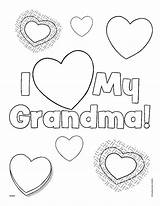 Birthday Happy Grandma Coloring Pages Color Getcolorings Printable Getdrawings sketch template