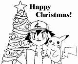 Pokemon Coloring Christmas Pages Pikachu Printable Ash Print Sheets Cartoon Colouring Drawing Baby Color Getdrawings Choose Board Ashley sketch template