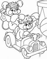 Coloring Popples Pages Driving Car Popular Coloringhome sketch template