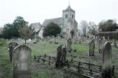 english church  grave yard photograph  gill copeland pixels