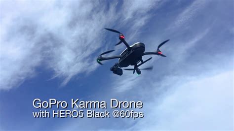gopro karma drone test flights youtube