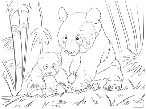 panda bear coloring pages  getcoloringscom  printable