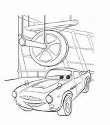 Finn Mcmissile Cars Printable Coloring Colouring Sheet Pages Ecoloringpage Holley Shiftwell sketch template