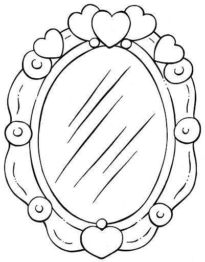 mirror coloring pages coloring home
