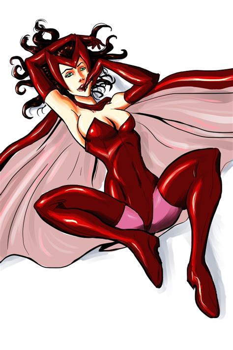 hot pose scarlet witch magical porn pics luscious