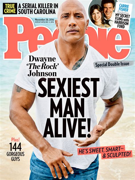 The Rock Is People Magazines Sexiest Man Alive For 2016 Time