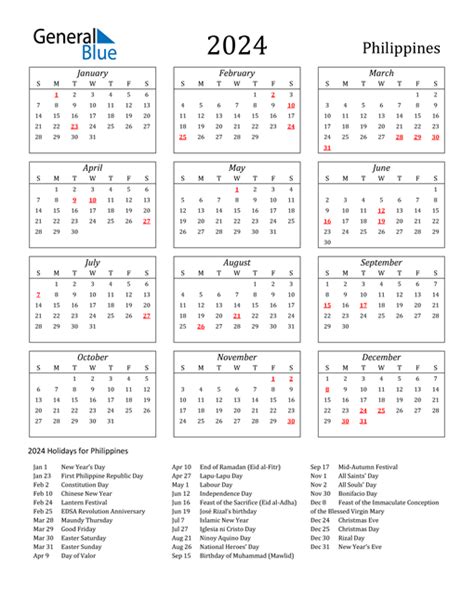 Calendar Of 2024 Holidays Easy To Use Calendar App 2024