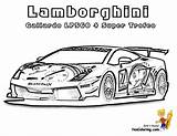 Lamborghini Coloring Pages Sesto Car Gallardo Boys sketch template