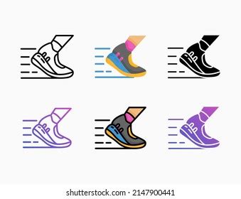 running shoe outline images stock  vectors shutterstock
