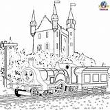 Thomas Coloring Pages Train Engine Tank Emily Friends Online Kids Scottish Castle Percy Colouring Thomasthetankenginefriends Emerald Printables Toys Games Sunny sketch template