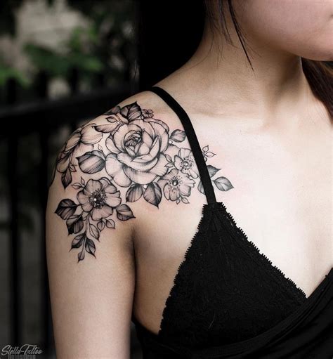 26 Awesome Floral Shoulder Tattoo Design Ideas For Woman Page 10 Of