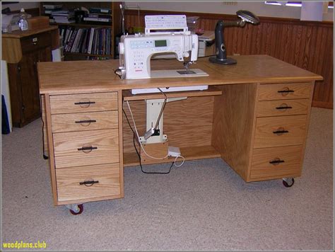 sewing machine cabinet woodworking plans
