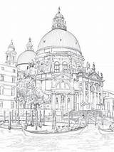 Venedig sketch template