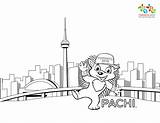 Toronto Coloring Colouring Sheets Designlooter Pachi Posters 45kb sketch template