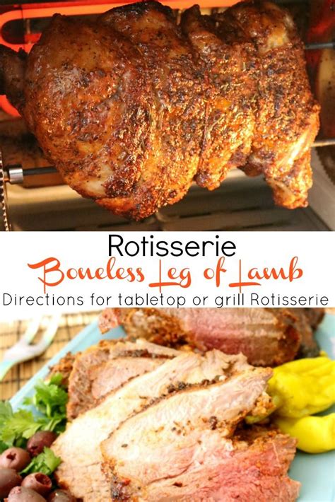 rotisserie rosemary garlic leg of lamb kitchen dreaming