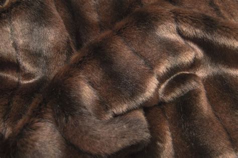 dark brown textured mink faux fur fabric   metre  dk brown fakefurshopcom