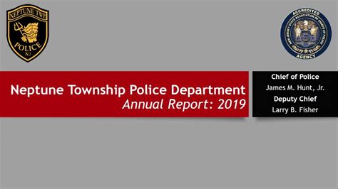 annual report 2019 neptune township police